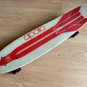 Vintage fiberglass skateboard 70s skateboard, Apollo arrow, rocket, image 10