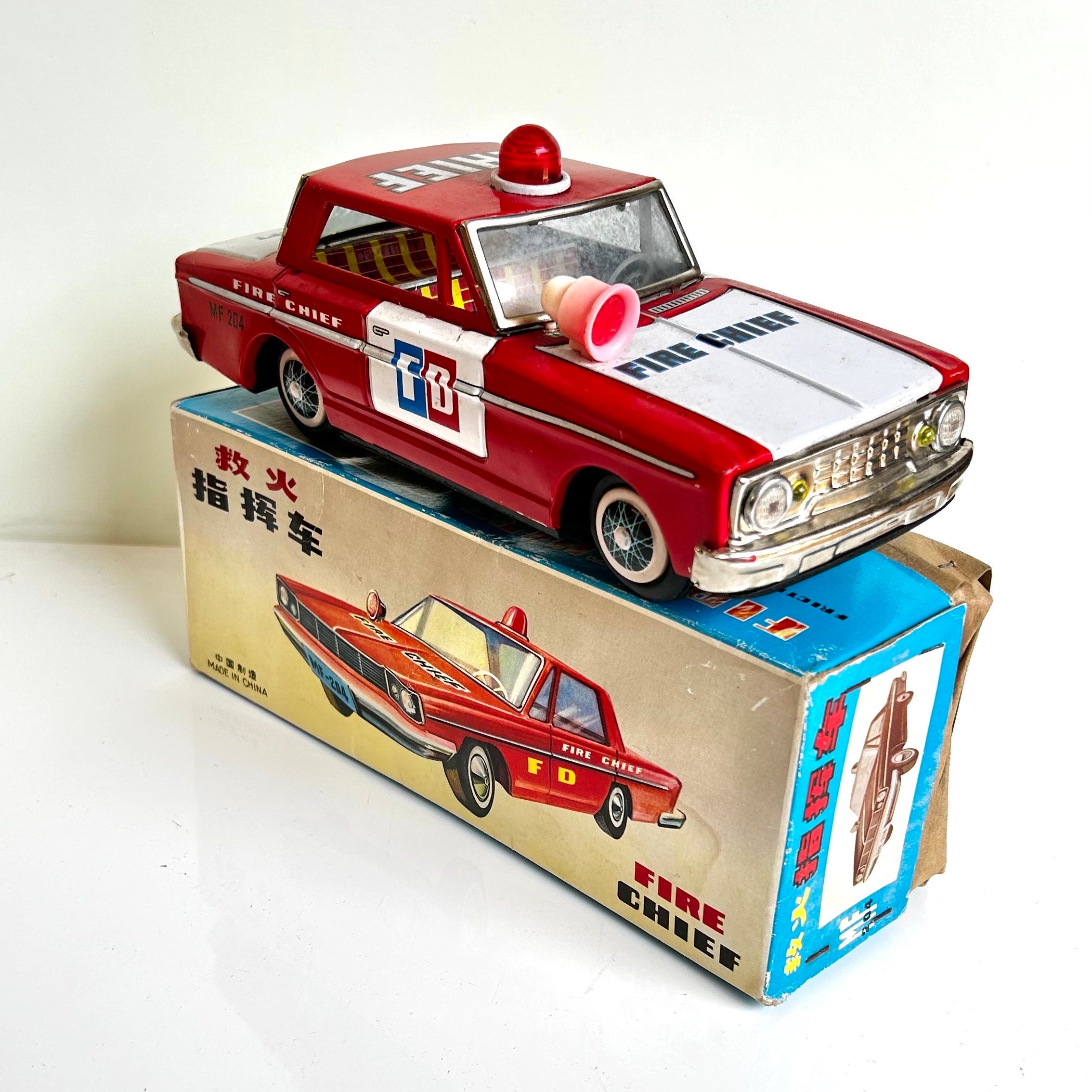 Old toy fire trucks - Etsy 日本