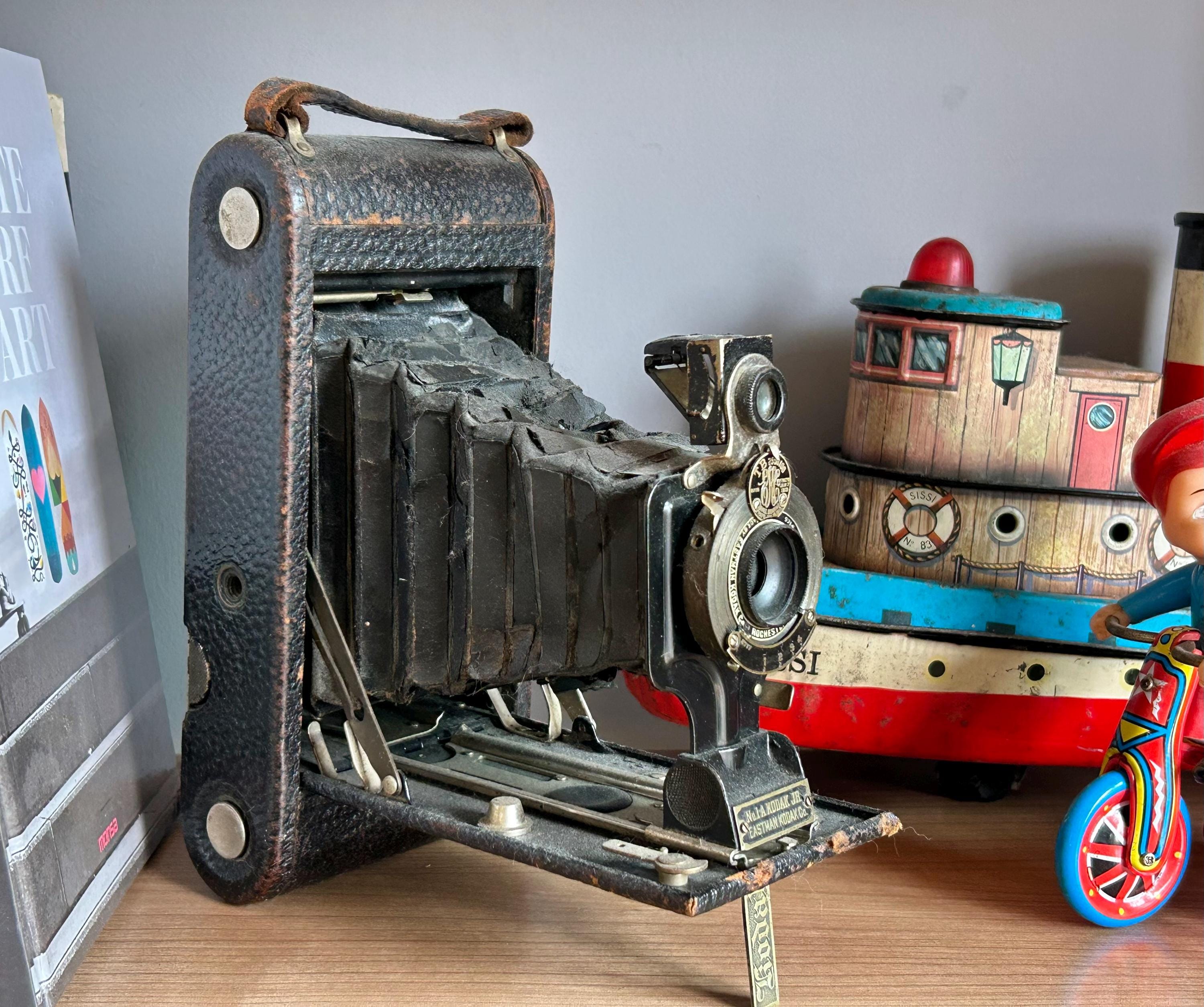 フィルムカメラ イーストマンコダックカンパニー ケース付き イーストマン・コダック社 Hawk-Eye Model B オートグラフィック