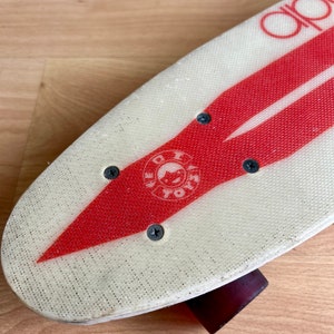 Vintage fiberglass skateboard 70s skateboard, Apollo arrow, rocket, image 6