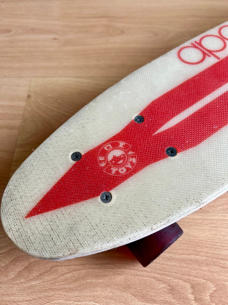 Vintage Fiberglas Skateboard 70er Jahre Skateboard, Apollo Pfeil, Rakete, Bild 6