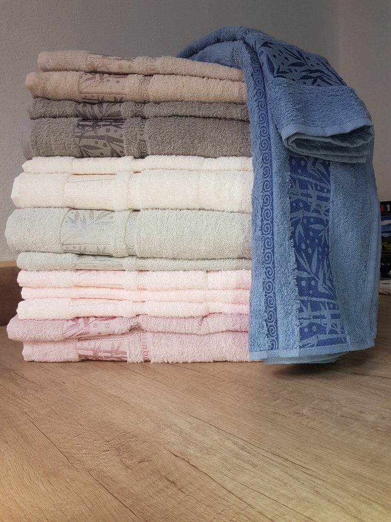Turkish Organic Cotton Bath Towel Handwoven Bamboo Hammam Towels, Soft & Absorbent, Hand Made Towel, Soft Towel, Hammam Towel zdjęcie 5