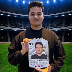 Tarjetas de fútbol personalizadas para aficionados al fútbol
