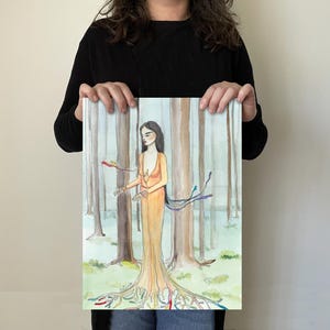 Root Power Watercolor Illustration – Printable Botanical Art, Nature-Inspired Wall Decor