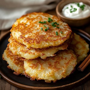 BEST RECIPE for German Potato Pancakes | Printable Kartoffelpuffer Guide | Download Pdf
