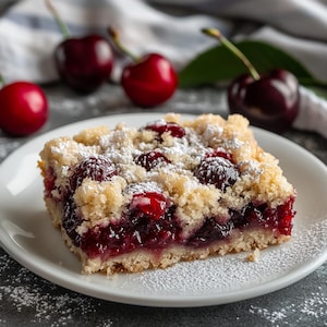 BEST RECIPE for Cherry Bars | Sweet Tart Dessert | Printable Recipe | Download Pdf
