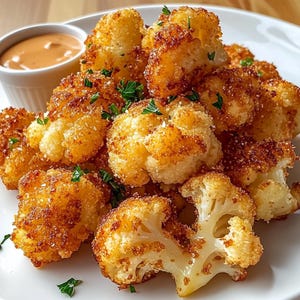 BEST RECIPE for Crispy Cauliflower | Vegan Appetizer | Printable Recipe | Download Pdf