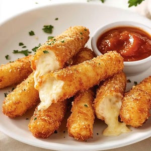 BEST RECIPE for Mozzarella Sticks | Crispy Cheese Appetizer | Printable Recipe | Download Pdf
