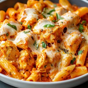 One-Pot Chicken Parmesan Pasta Recipe: Easy Dinner (Printable PDF)