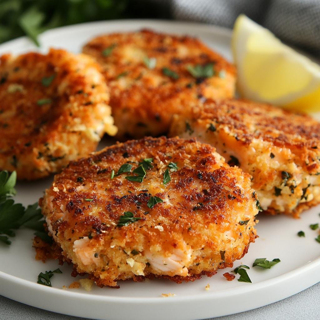 Gourmet Salmon Patties Recipe: Easy Printable (PDF Download)