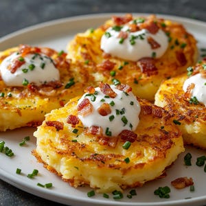BEST RECIPE for Loaded Mashed Potato Cakes | Comfort Food | Printable Recipe | Download Pdf