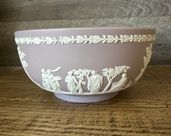 Wedgwood Jasperware lilac fruit bowl
