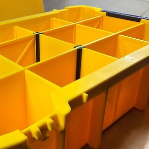 Dewalt Tough System 2.0 deep dividers for toolbox - 7 piece set DWST83408-1 image 8