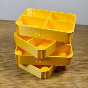 Bandeja organizadora poco profunda/vaso apilable con divisores DeWalt TSTAK/Stanley Pro-Stack