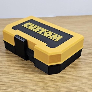 Estuche de almacenamiento para herramientas, tornillos, pernos y tuercas.