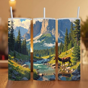 Deer Tumbler Wrap png 20 Unzen Skinny Tumbler Sublimation Design Nahtloser digitaler Download PNG Instant DIGITAL NUR Jagdsaison