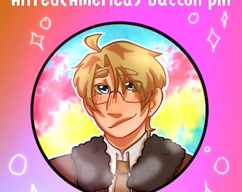 Hetalia button pins