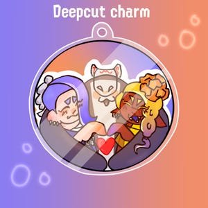 Last stock! Deepcut splatoon charm/pins