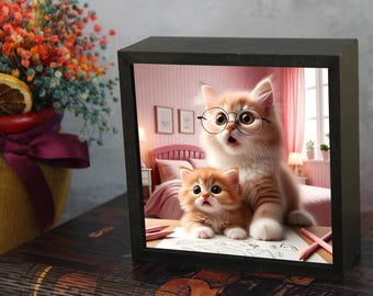 Luce notturna a forma di gatto in resina,lampada da tavolo a LED a forma di gatto,lampada da tavolo a forma di animale,regalo di compleanno(presa USB) | Leroy Merlin