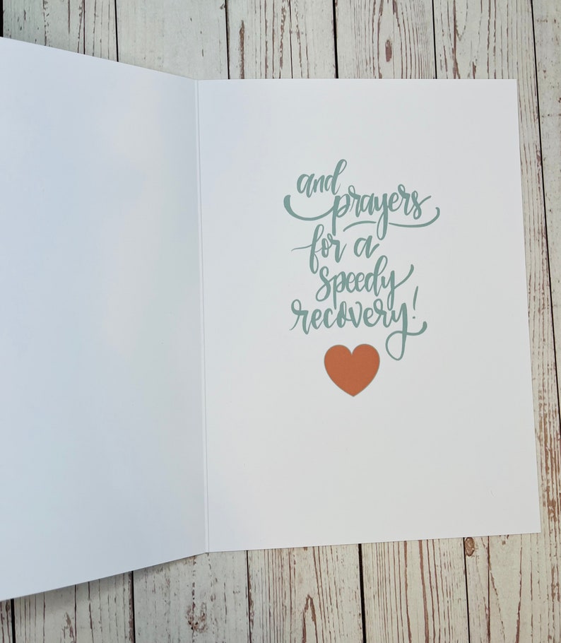 Sending Love to You Card, Thinking of You, Get Well Soon Card, Card for ...