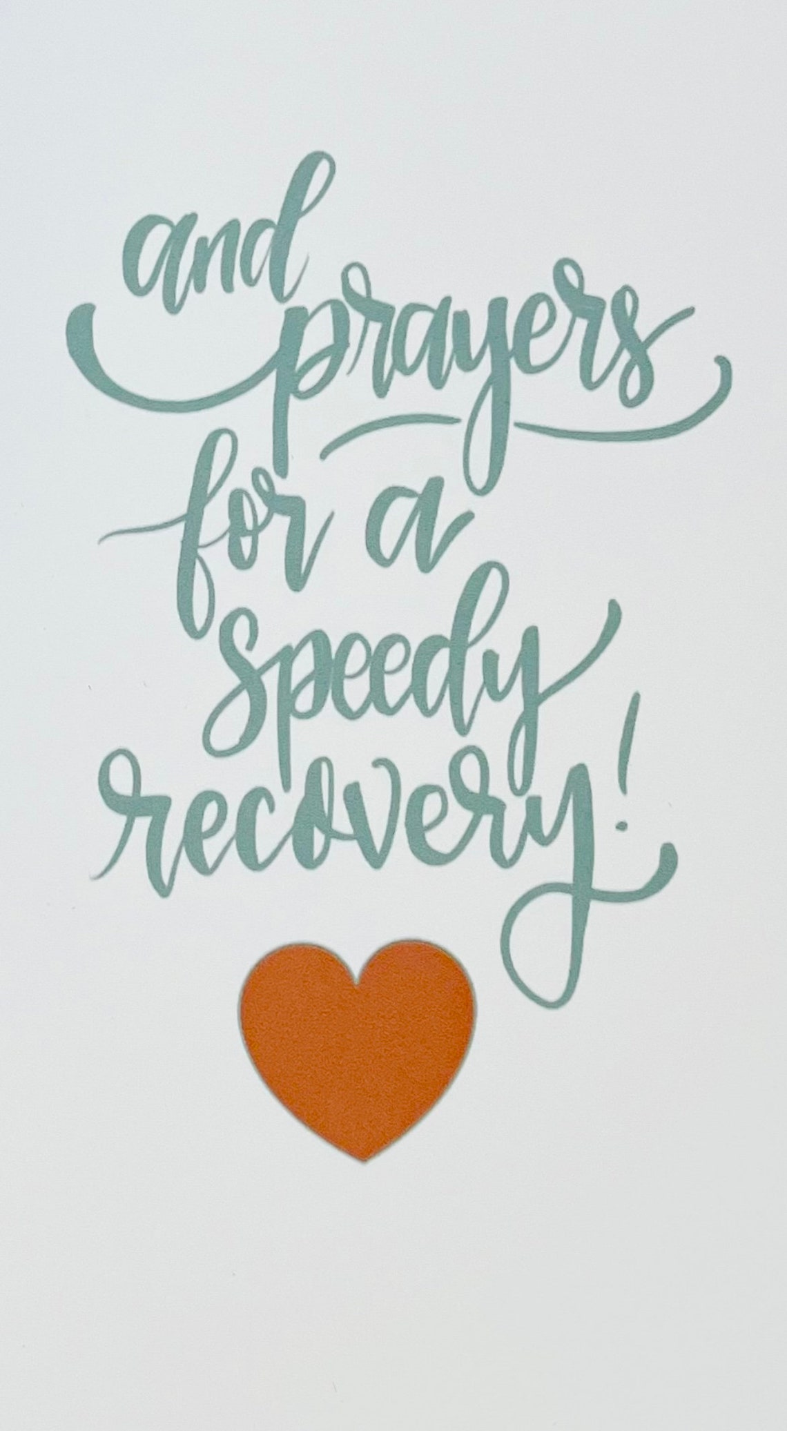 Sending Love to You Card, Thinking of You, Get Well Soon Card, Card for ...