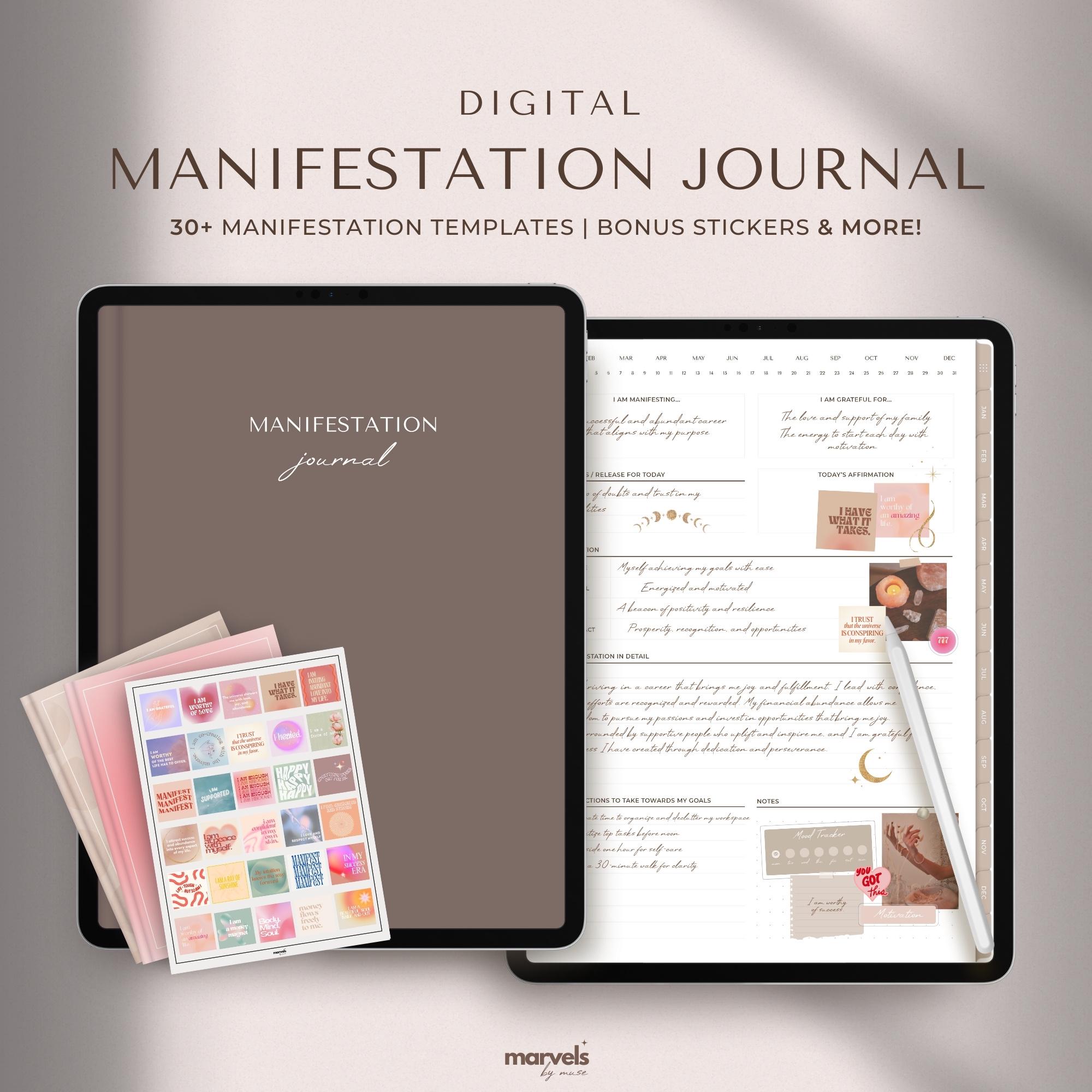 Manifestation Journal for Black Men: Law of Attraction