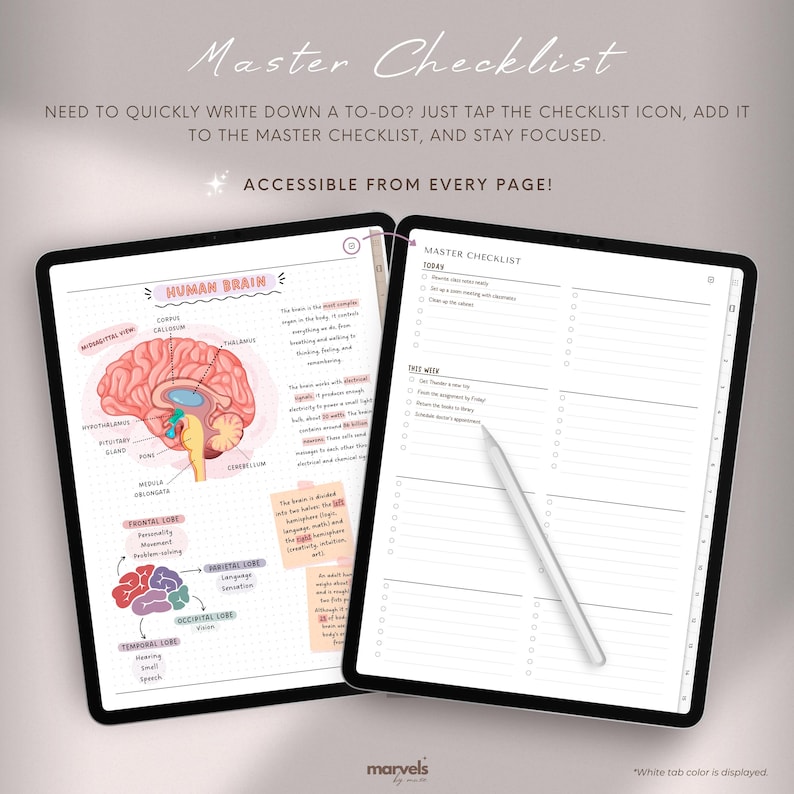Digital Notebook | GoodNotes Notebook, Student Notebook, iPad Notebook, GoodNotes Template, Notebook Journal | Lined, Grid, Dotted, Cornell image 7