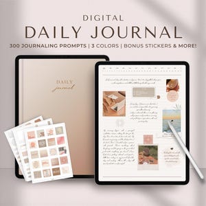 Digital Daily Journal | Digital Notebook | GoodNotes Journal | iPad Journal | Student Notebook | Digital Diary Journal | Notability Journal