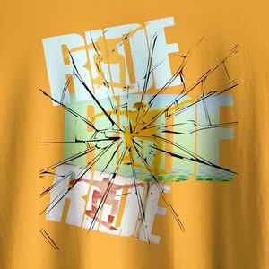 Ride Skateboard Graphic Tee, Retro Skateboarding Design Shirt, Cool Skateboarder T-Shirt, Unique Skater Graphic Tee, Casual Skating Wear