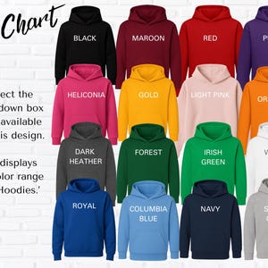 Youth Hoodies Collection, Variety of Colors, Comfortable Everyday Wear, Ideal Gift for Kids, Soft Warm Hooded Sweatshirt