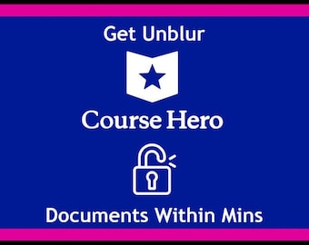 Coursehero 10 docs unlock, used within 30 days