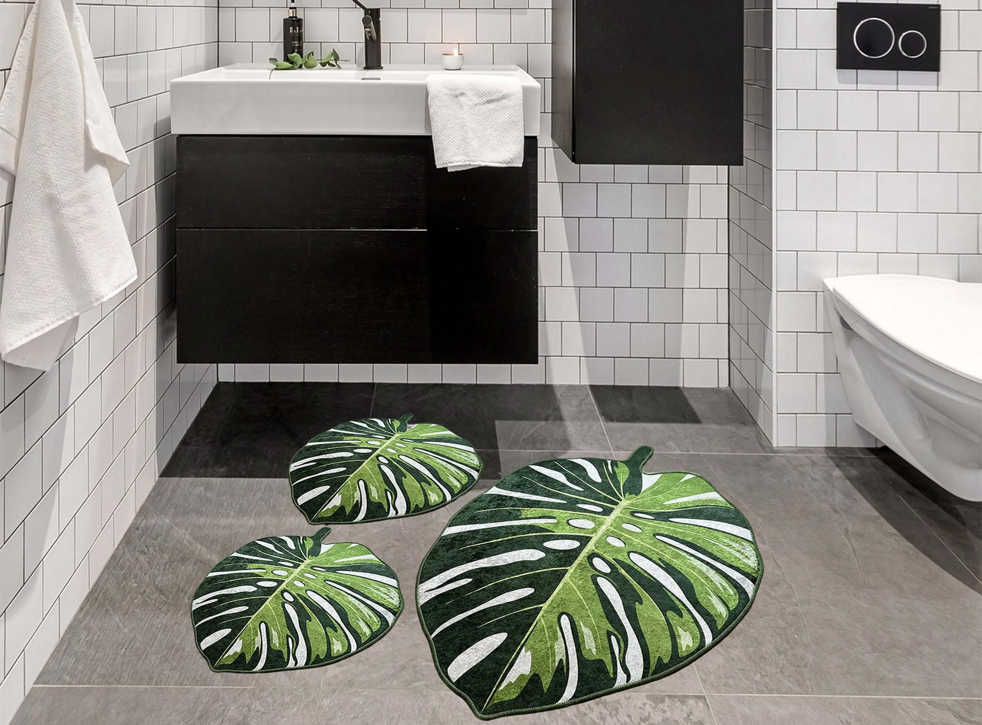monstera luftreiniger 4er-Set Luftreiniger mit Monstera, Einblatt & Co main image 0