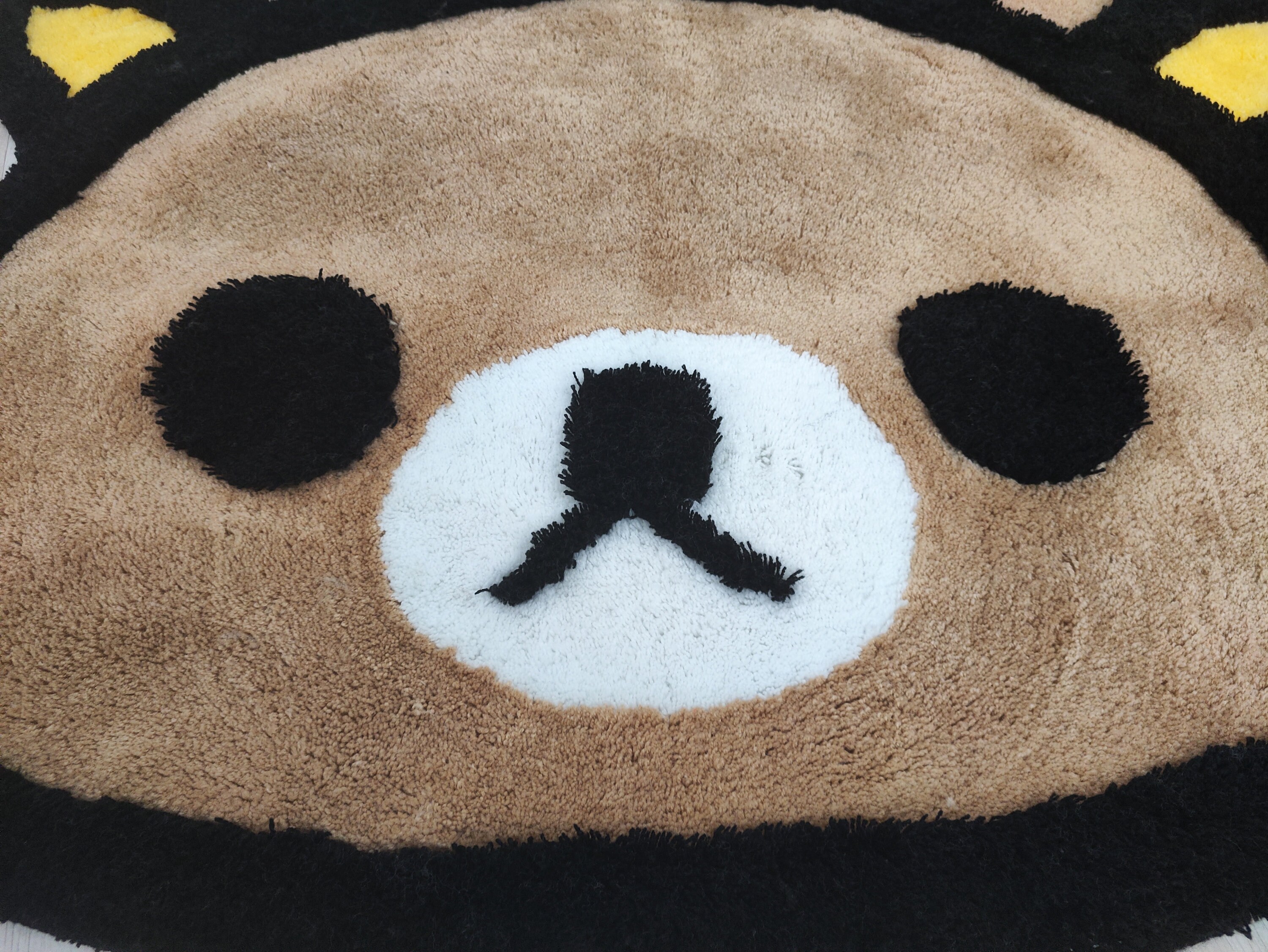 Rilakkuma Rug, Rilakkuma Decor, Nursery Room Rug, Kids Room Rug, Cute