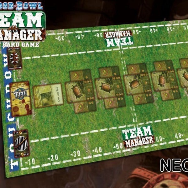 Blood Bowl Team Manager Mat - Premium Quality Neoprene Mat