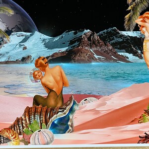 Girls On The Beach print