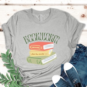 Bookworm Shirt, Gift For Bookworm, Book Lover T-Shirt, Book Lover Gift, Bookish Shirt,  Book Reader Shirt, Librarian Shirt, Reading Shirt