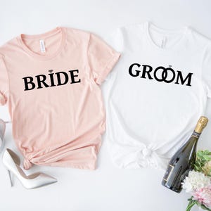 Bride Shirts, Groom Shirt, Engagement Party Shirt, Bridal Party Shirt, Bachelorette Party Shirt, Wedding Party Tees, Bridal Shirt