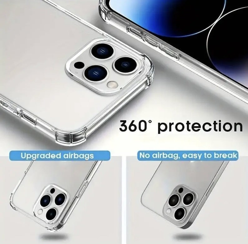 Mobile Phone Case iPhone 15 14 13 12 11 PRO MAX MINI Plus Clear Camera Protection Cover Case Protective Cover New image 10