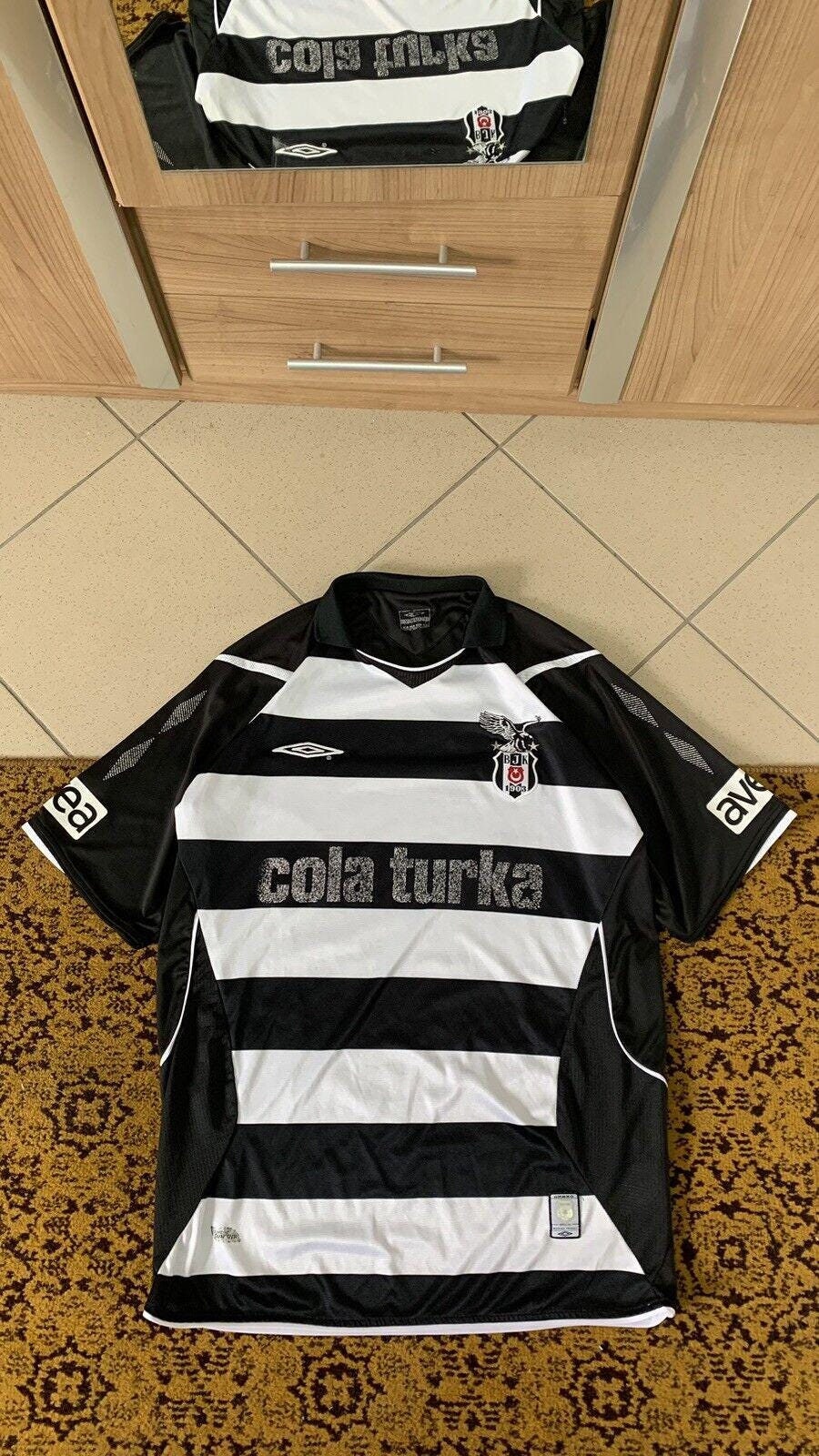 VINTAGE Umbro Besiktas Bjk Football Jersey Turkey Black HOME SIZE L Etsy