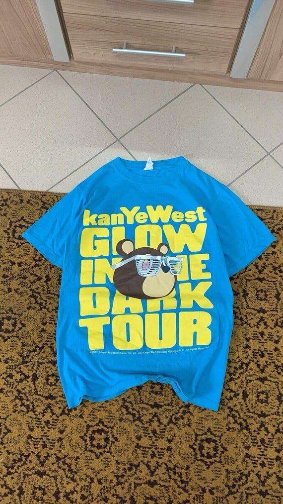 Vintage Kanye West 2007 Takashi Murakami Glow in the Dark Rap Tour 