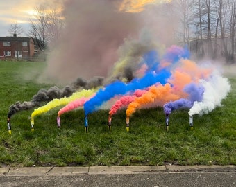 bengalas de humo perfectas para una fiesta, boda, revelación de género y mucho más