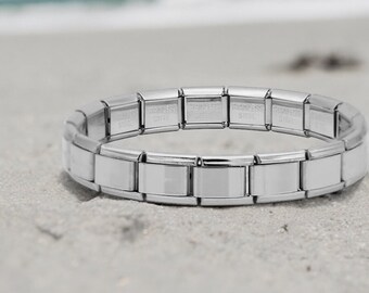 925 Sterling Zilver Nominatie Stijl bedelarmband, Luxe roestvrij origineel, bedelarmband/moederdag cadeau/cadeau voor haar