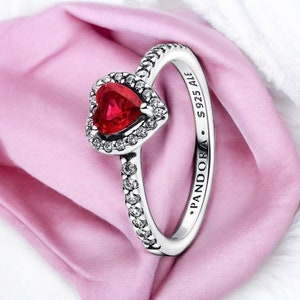2024 NUOVE selezioni di anelli in argento sterling stile Pandora. Anello in argento di lusso alla moda per lei/regalo di compleanno/regalo di anniversario/ 2