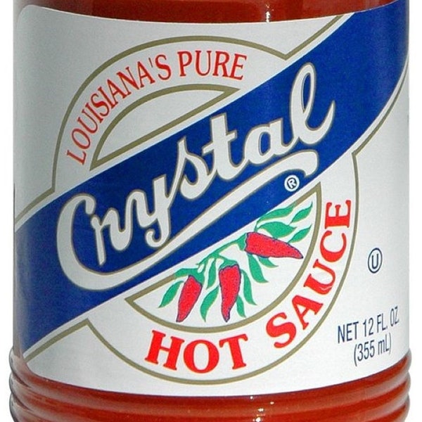 Crystal Original Louisiana Hot Chilli Sauce 177 ml Glasflasche scharfe Chili Sauce - Grill Americana