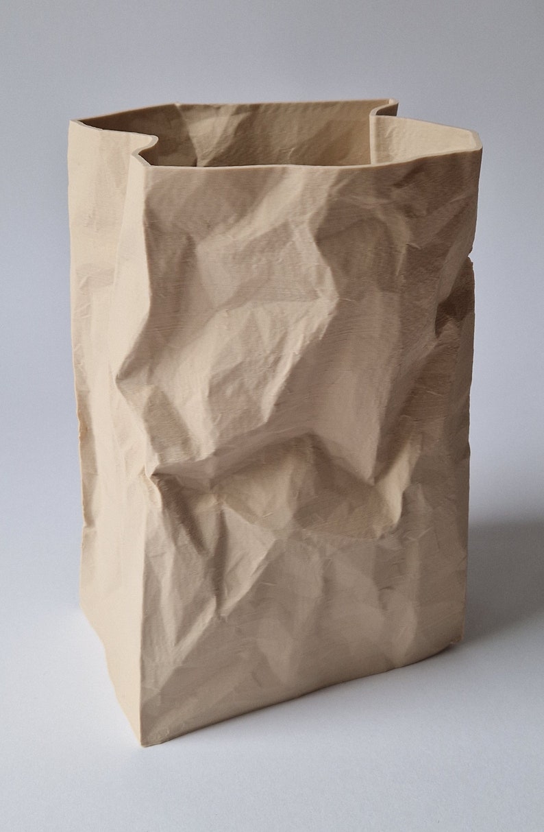 Vase paper Sandwich Bag 3D Printed // PLA // Waterproof // Decorative