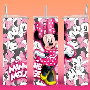 Well known and loveable mouse inspired 20oz tumbler wrap image for sublimation.