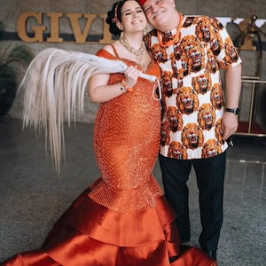 Traditionele Isiagu Chieftaincy Herentop Hoge Kwaliteit Afrikaanse Leeuwenkop Fluwelen Bruiloft Igbankwu Nigeria Traditionele Ibo Royal Wedding Mannen Top