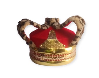 African Igbo Ozo Red Hat: Handmade Nigerian Wedding Cap