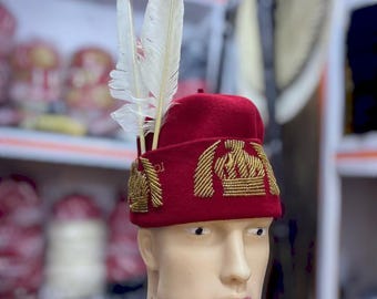 Beaded Igbo Ozo Nze Cap: Traditional African Chieftain Hat - Etsy