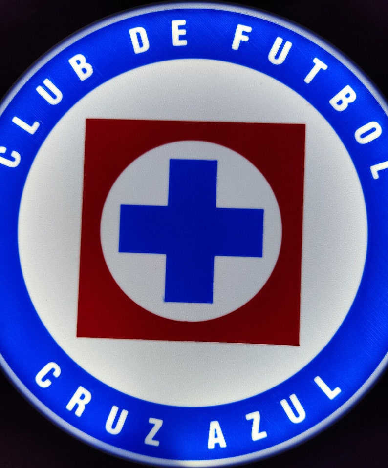 FC Cruz Azul - Liga MX - Wall Sign/bar Decoration - Round - Etsy